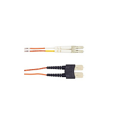 Black Box Om1 62.5/125 Multimode Fiber Optic Patch Cable - Ofnr Pvc, Sc To Lc, Orange, 3-m (9.8-ft.) (EFN110-003M-SCLC) Black Box Om1 62.5/125 Multimode Fiber Optic Patch Cable - Ofnr Pvc, Sc To Lc, Orange, 3-m (9.8-ft.) (EFN110-003M-SCLC)