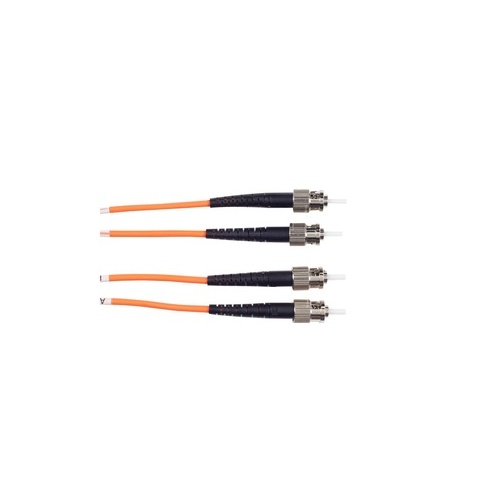 Black Box Om1 62.5/125 Multimode Fiber Optic Patch Cable - Ofnr Pvc, St To St, Orange, 10-m (32.8-ft.) (EFN110-010M-STST)