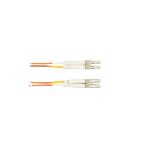 Black Box Om1 62.5/125 Multimode Fiber Optic Patch Cable - Ofnr Pvc, Lc To Lc, Orange, 30-m (98.4-ft.) (EFN110-030M-LCLC)