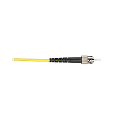 Black Box Os2 9/125 Singlemode Fiber Optic Patch Cable - Ofnr Pvc, St To St, Yellow, 20-m (65.6-ft.) (EFN310-020M-STST)