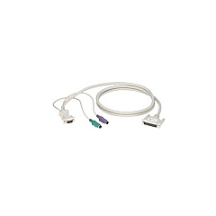 Black Box Kvm Cpu Cable - Db25, Vga, Ps/2, 5-ft. (1.5-m) (EHN151-0005)