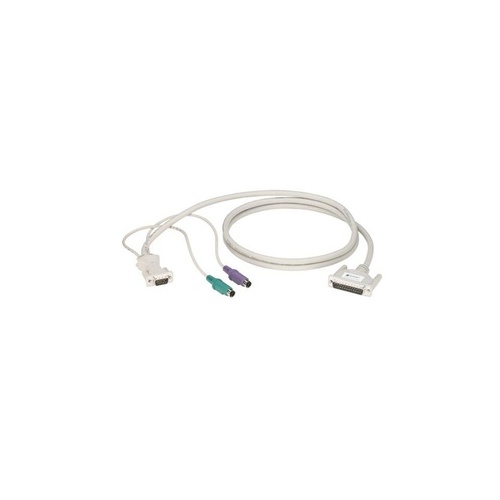 Black Box Kvm Cpu Cable - Db25, Vga, Ps/2, 5-ft. (1.5-m) (EHN151-0005)