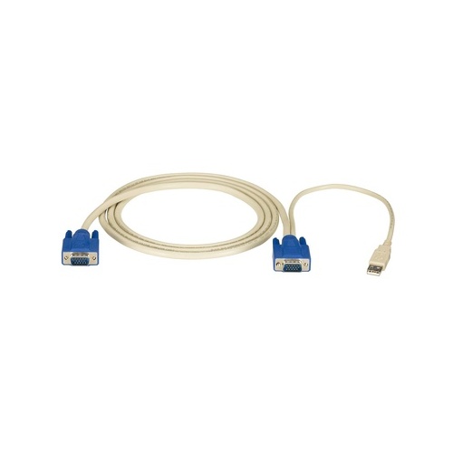 Black Box Kvm Cpu Cable - Ec Series, Vga, Usb, 6-ft. (1.8-m) (EHN9000U-0006)