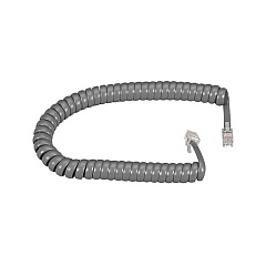 Black Box Coiled Telephone Handset Cord - Dark Gray, 6-ft. (1.8-m) (EJ302-0006) Black Box Coiled Telephone Handset Cord - Dark Gray, 6-ft. (1.8-m) (EJ302-0006)
