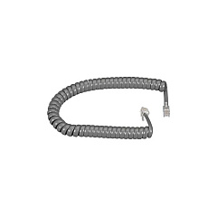 Black Box Coiled Telephone Handset Cord - Dark Gray, 12-ft. (3.7-m) (EJ302-0012) Black Box Coiled Telephone Handset Cord - Dark Gray, 12-ft. (3.7-m) (EJ302-0012)