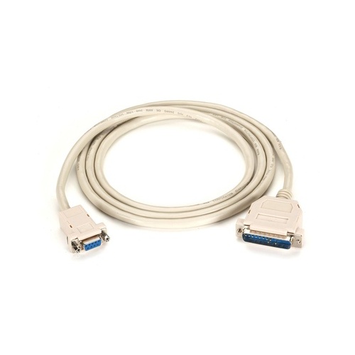 Black Box Premium At Modem Cable - Db9 Female/db25 Male, 9-conductor, 24 Awg, 6-ft. (1.8-m) (EVMTBMC-0006)