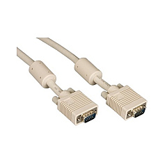 Black Box Vga Video Cable With Ferrite Core - Male/male, Beige, 3-ft. (0.9-m) (EVNPS06-0003-MM) Black Box Vga Video Cable With Ferrite Core - Male/male, Beige, 3-ft. (0.9-m) (EVNPS06-0003-MM)