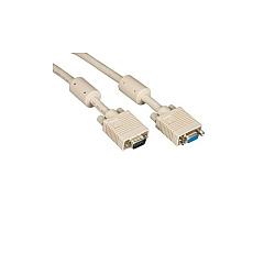 Black Box Vga Video Cable With Ferrite Core - Male/female, Beige, 5-ft. (1.5-m) (EVNPS06-0005-MF) Black Box Vga Video Cable With Ferrite Core - Male/female, Beige, 5-ft. (1.5-m) (EVNPS06-0005-MF)