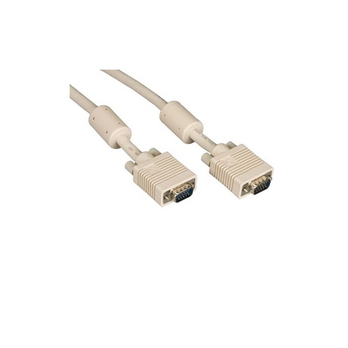 Black Box Vga Video Cable With Ferrite Core - Male/male, Beige, 50-ft. (15.2-m) (EVNPS06-0050-MM)