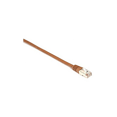 Black Box Cat5e 100-mhz Molded Slimline Stranded Ethernet Patch Cable-shielded (f/utp), Cm Pvc (rj45 M/m), Brown, 20-ft. (6.0-m) (EVNSL0172BR-0020)