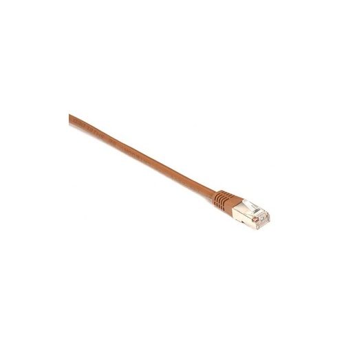 Black Box Cat5e 100-mhz Molded Slimline Stranded Ethernet Patch Cable-shielded (f/utp), Cm Pvc (rj45 M/m), Brown, 20-ft. (6.0-m) (EVNSL0172BR-0020)