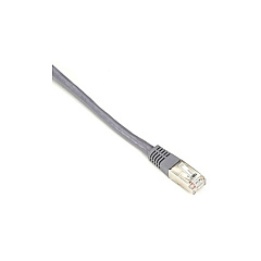 Black Box Cat5e 100-mhz Molded Slimline Stranded Ethernet Patch Cable-shielded (f/utp), Cm Pvc (rj45 M/m), Gray, 10-ft. (3.0-m) (EVNSL0172GY-0010)