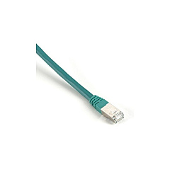 Black Box Cat6 400-mhz Molded Boot Solid Ethernet Patch Cable - Shielded (f/utp), Cmp Plenum (rj45 M/m), Green, 20-ft. (6.0-m), Taa (EVNSL0273GN-0020)
