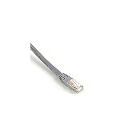 Black Box Cat6 400-mhz Molded Boot Solid Ethernet Patch Cable - Shielded (f/utp), Cmp Plenum (rj45 M/m), Gray, 30-ft. (9.1-m), Gsa, Taa (EVNSL0273GY-0030)