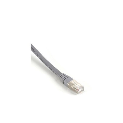 Black Box Cat6 400-mhz Molded Boot Solid Ethernet Patch Cable - Shielded (f/utp), Cmp Plenum (rj45 M/m), Gray, 30-ft. (9.1-m), Gsa, Taa (EVNSL0273GY-0030)