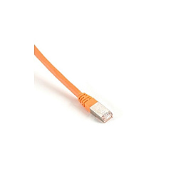 Black Box Cat6 400-mhz Molded Boot Solid Ethernet Patch Cable-shielded(f/utp),cmp Plenum(rj45 M/m),orange,30-ft.(9.1-m),gsa,taa (EVNSL0273OR-0030)