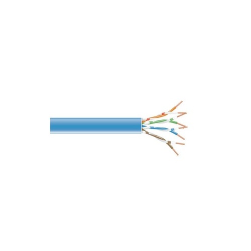 Black Box Cat6 550-mhz Stranded Ethernet Bulk Cable - Unshielded (utp), Cm Pvc, Blue, 1000-ft. (304.8-m) Spool, Gsa, Taa (EVNSL0641A-1000)