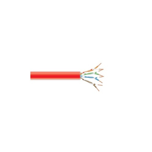 Black Box Cat6 550-mhz Stranded Ethernet Bulk Cable - Unshielded (utp), Cm Pvc, Red, 1000-ft. (304.8-m) Spool, Gsa, Taa (EVNSL0643A-1000)