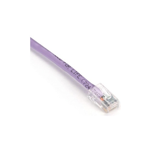 Black Box Cat6 550-mhz Stranded Ethernet Patch Cable - Unshielded (utp), Cm Pvc, No Boot (rj45 M/m), Lilac, 30-ft. (9.1-m) (EVNSL631-0030)