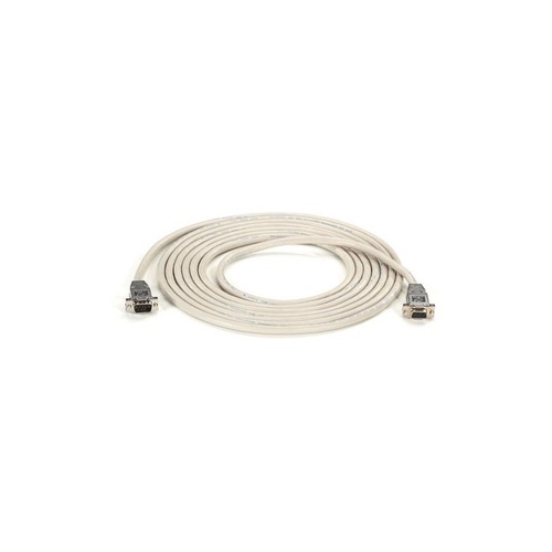 Black Box Rs232 Shielded Null Modem Cable - Metal Hood, Db9 Male/female, 10-ft. (3.0-m) (EYN257T-0010-MF)