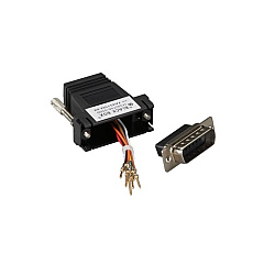 Black Box Modular Adapter Kit - Db15m To Rj45f With Thumbscrews Black (FA4515M-BK) Black Box Modular Adapter Kit - Db15m To Rj45f With Thumbscrews Black (FA4515M-BK)