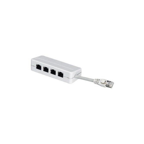 Black Box Rj45 Modular Splitter - Unshielded, A Pin With 2.5" Cable, Gsa, Taa (FM820-R2)