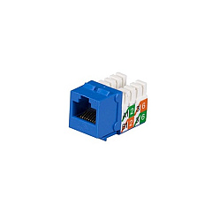 Black Box Cat5e Keystone Jack - Unshielded, Blue 25-pack, Gsa, Taa (FMT920-R2-25PAK) Black Box Cat5e Keystone Jack - Unshielded, Blue 25-pack, Gsa, Taa (FMT920-R2-25PAK)