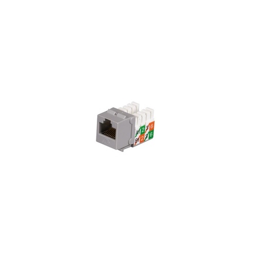 Black Box Cat5e Keystone Jack - Unshielded, Gray, Gsa, Taa (FMT923-R2)