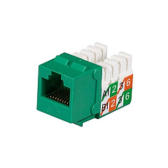 Black Box Cat5e Keystone Jack - Unshielded, Green 25-pack, Gsa, Taa (FMT924-R2-25PAK) Black Box Cat5e Keystone Jack - Unshielded, Green 25-pack, Gsa, Taa (FMT924-R2-25PAK)