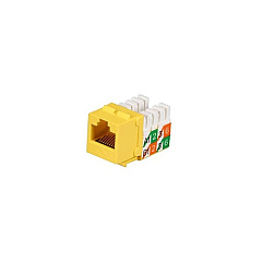 Black Box Cat5e Keystone Jack - Unshielded, Yellow 25-pack, Gsa, Taa (FMT930R225PAK) Black Box Cat5e Keystone Jack - Unshielded, Yellow 25-pack, Gsa, Taa (FMT930R225PAK)
