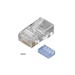 Black Box Cat6 Modular Plug - Unshielded, Rj45, 8-wire, 25-pack, Gsa, Taa (FMTP6-R2-25PAK)