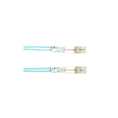 Black Box Om3 50/125 Multimode Fiber Optic Patch Cable - Ofnr Pvc, Lc To Lc, Aqua, 2-m (6.5-ft.) (FO10G-002M-LCLC) Black Box Om3 50/125 Multimode Fiber Optic Patch Cable - Ofnr Pvc, Lc To Lc, Aqua, 2-m (6.5-ft.) (FO10G-002M-LCLC)