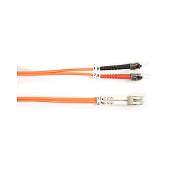 Black Box Om1 62.5/125 Multimode Fiber Optic Patch Cable - Ofnr Pvc, St To Lc, Orange, 1-m (3.2-ft.) (FO625-001M-STLC) Black Box Om1 62.5/125 Multimode Fiber Optic Patch Cable - Ofnr Pvc, St To Lc, Orange, 1-m (3.2-ft.) (FO625-001M-STLC)