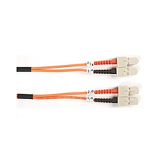 Black Box Om1 62.5/125 Multimode Fiber Optic Patch Cable - Ofnr Pvc, Sc To Sc, Orange, 3-m (9.8-ft.) (FO625-003M-SCSC) Black Box Om1 62.5/125 Multimode Fiber Optic Patch Cable - Ofnr Pvc, Sc To Sc, Orange, 3-m (9.8-ft.) (FO625-003M-SCSC)