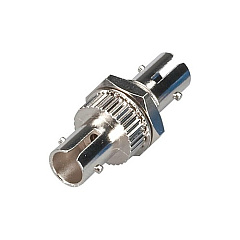Black Box Fiber Optic Coupling - Singlemode, Simplex, Ceramic Sleeve, Round, St-st, Silver, Gsa, Taa (FOT110) Black Box Fiber Optic Coupling - Singlemode, Simplex, Ceramic Sleeve, Round, St-st, Silver, Gsa, Taa (FOT110)
