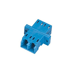 Black Box Fiber Optic Coupling - Multimode, Duplex, Bronze Sleeve, Plastic Flange, Rectangular, Lc-lc, Blue, Gsa, Taa (FOT123) Black Box Fiber Optic Coupling - Multimode, Duplex, Bronze Sleeve, Plastic Flange, Rectangular, Lc-lc, Blue, Gsa, Taa (FOT123)