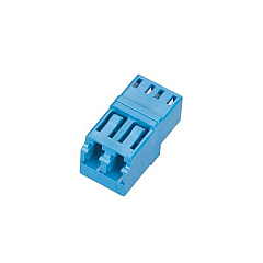 Black Box Fiber Optic Coupling - Multimode, Duplex, Bronze Sleeve, Rectangular, Lc-lc, Blue, Gsa, Taa (FOT128) Black Box Fiber Optic Coupling - Multimode, Duplex, Bronze Sleeve, Rectangular, Lc-lc, Blue, Gsa, Taa (FOT128)