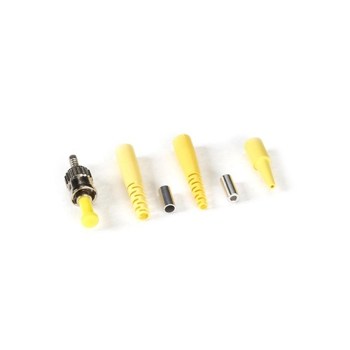 Black Box Ceramic Fiber Optic Connector - 126-micron, Singlemode, Simplex, St, 3.0-mm Boot, Gsa, Taa (FOT200-R2)
