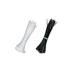 Black Box Nylon Cable Zip Ties - 1/8"w X 4"l, Black/natural, 100-pack, Gsa, Taa (FT610) Black Box Nylon Cable Zip Ties - 1/8"w X 4"l, Black/natural, 100-pack, Gsa, Taa (FT610)