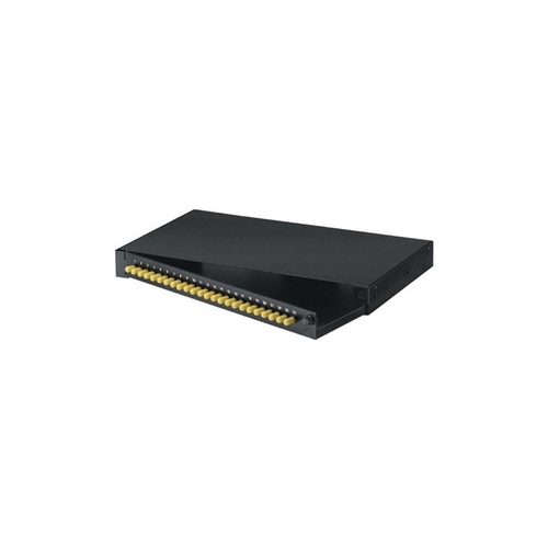 Black Box Rackmount Preloaded Fiber Enclosure - 1u, (24) St Simplex (JPM370A-R2)