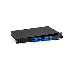 Black Box Rackmount Preloaded Fiber Enclosure - 1u, (12) Duplex Sc Pair (JPM375A-R2)