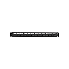 Black Box Cat6 Patch Panel, Punchdown - 1u, Unshielded, 24-port (JPM624A)