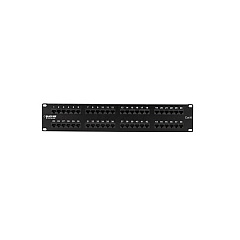 Black Box Cat6 Patch Panel, Punchdown - 2u, Unshielded, 48-port (JPM648A)
