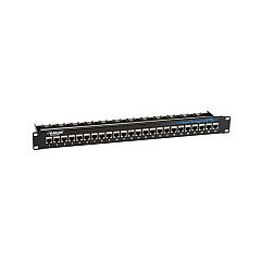 Black Box Cat5e Feed-through Patch Panel - 1u, Shielded, 24-port, Gsa, Taa (JPM804A-R2) Black Box Cat5e Feed-through Patch Panel - 1u, Shielded, 24-port, Gsa, Taa (JPM804A-R2)