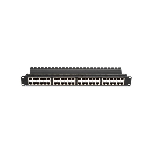 Black Box Cat5e Feed-through Patch Panel - 1u, Shielded, 48-port, Gsa, Taa (JPM806A-HD)