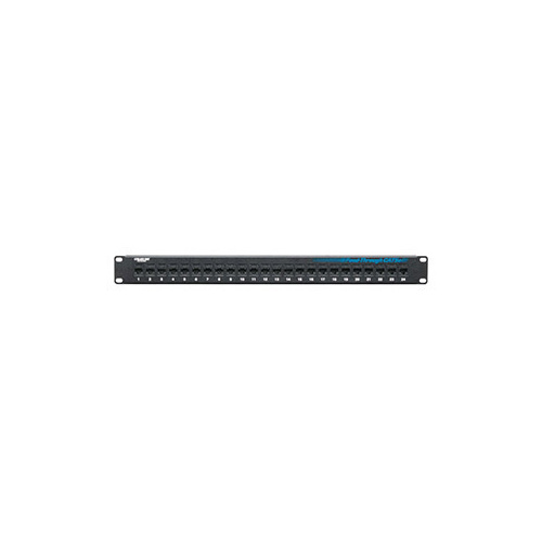 Black Box Cat5e Feed-through Patch Panel - 1u, Unshielded, 24-port, Gsa, Taa (JPM808A-R2)