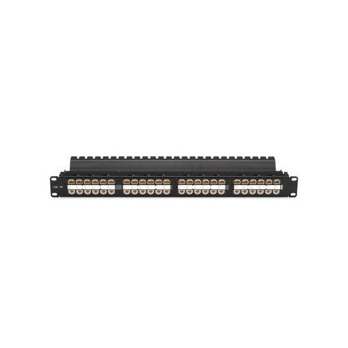 Black Box Cat5e Feed-through Patch Panel - 1u, Unshielded, 48-port, Gsa, Taa (JPM810A-HD)