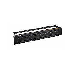 Black Box Cat6 Feed-through Patch Panel - 2u, Unshielded, 48-port, Gsa, Taa (JPM820A) Black Box Cat6 Feed-through Patch Panel - 2u, Unshielded, 48-port, Gsa, Taa (JPM820A)