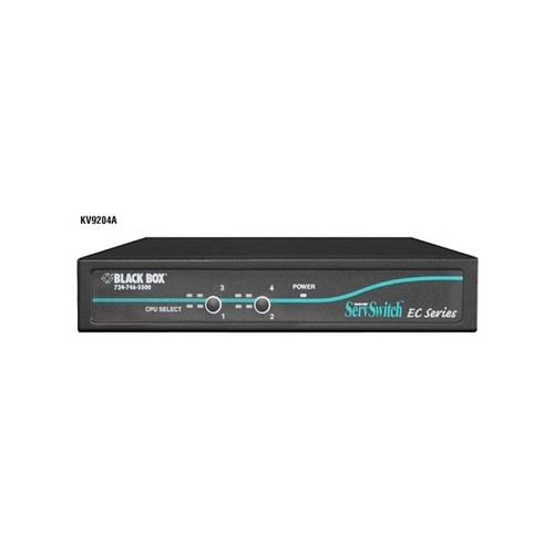 Black Box Kvm Switch For Ps/2 Or Usb Servers And Usb Consoles - 4-port, Gsa, Taa (KV9204A)