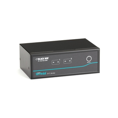 Black Box Desktop Kvm Switch - Dual-head Dvi-d, Usb, 2-port, Gsa, Taa (KV9622A)